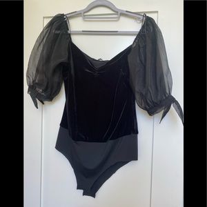 Womens half sleeve bodysuit